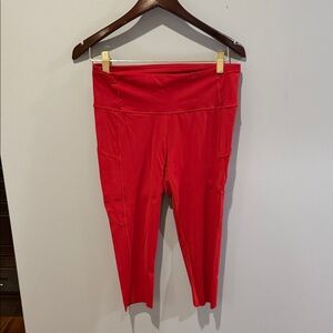 Lululemon Athletica Bold Red Leggings